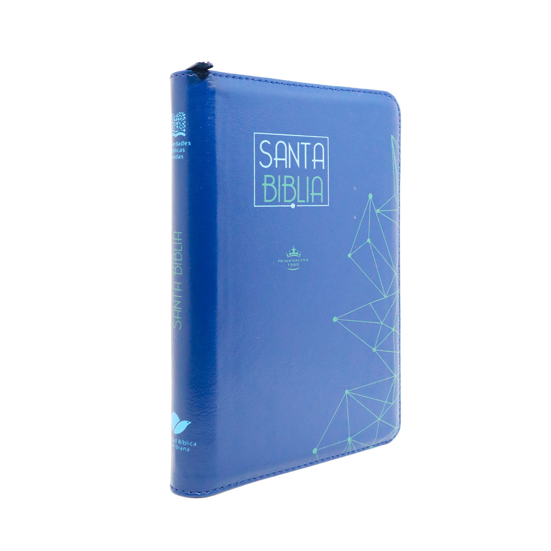 BIBLIA REINA VALERA 1960 LETRA GRANDE MANUAL AZUL/ CIERRE