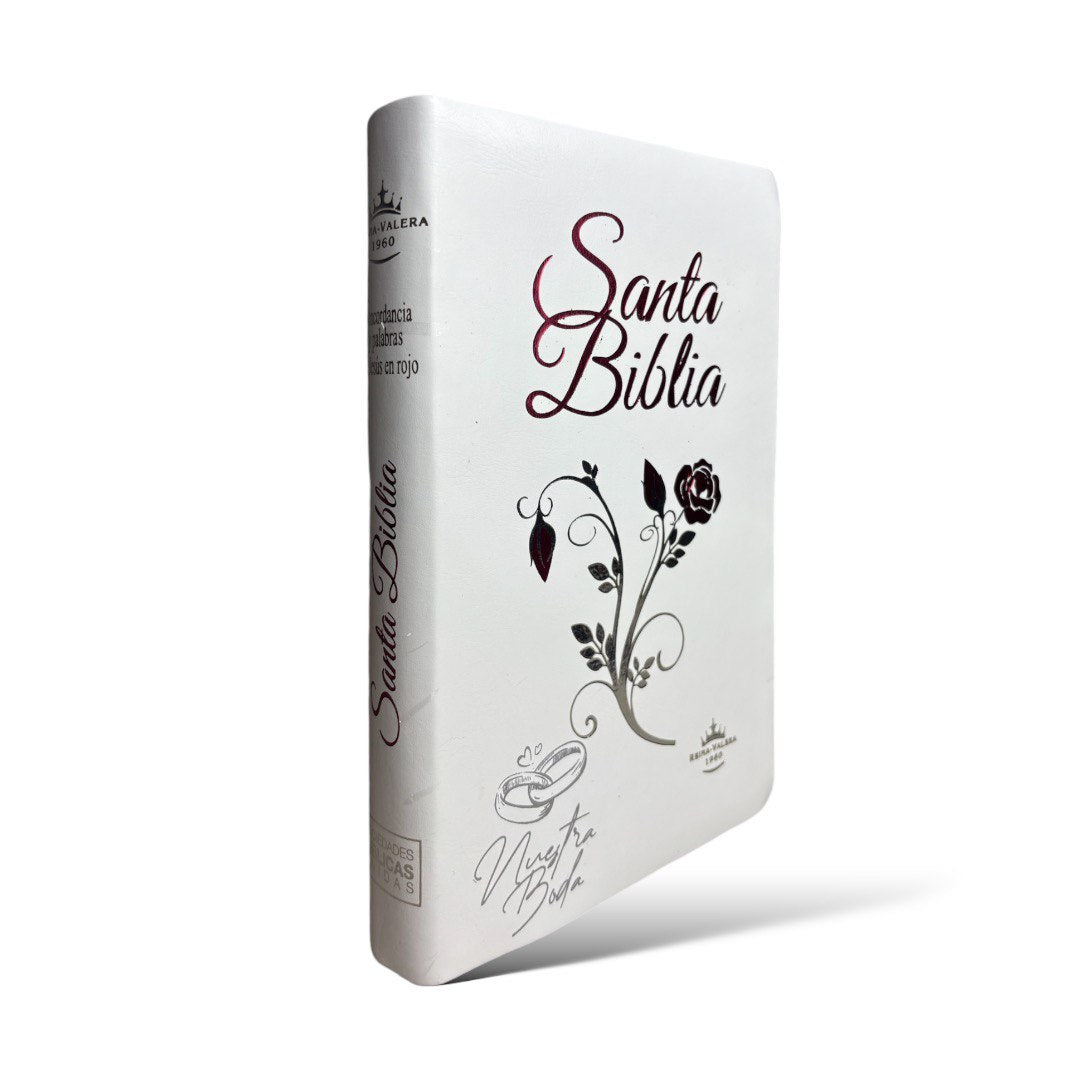 BIBLIA REINA VALERA 1960 MANUAL BODA FLORES