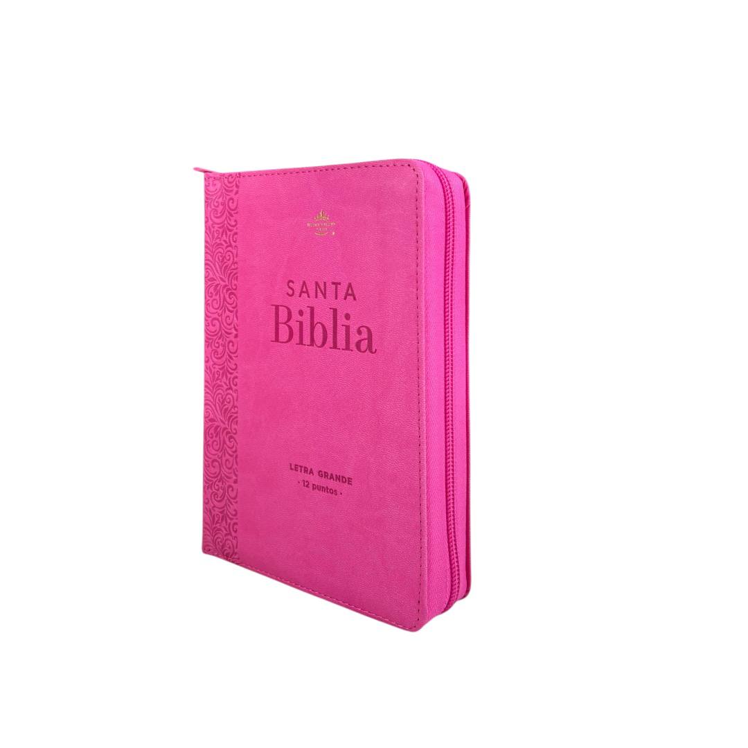 BIBLIA REINA VALERA 1960 LETRA GRANDE COMPACTA/ CIERRE IMITACION PIEL