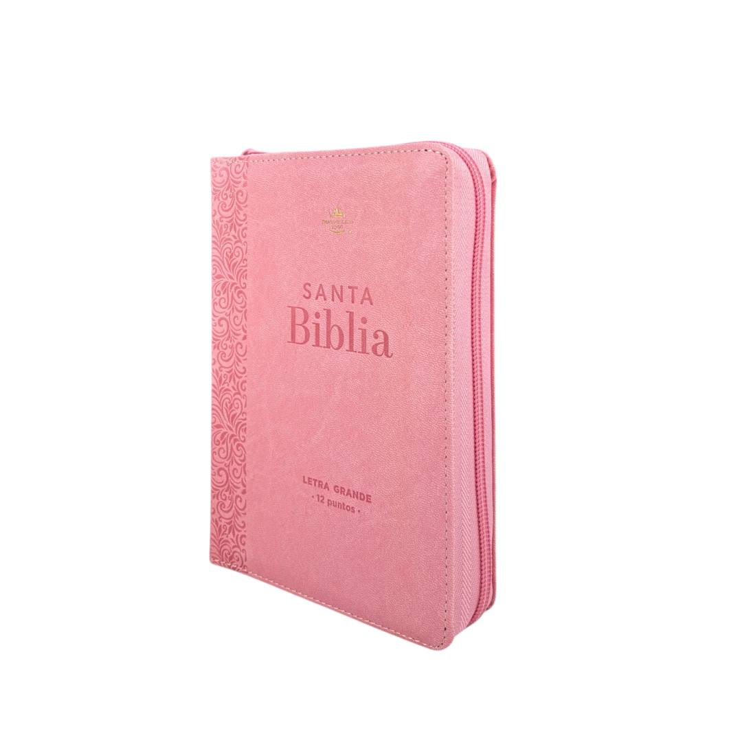 BIBLIA REINA VALERA 1960 LETRA GRANDE COMPACTA/ CIERRE IMITACION PIEL