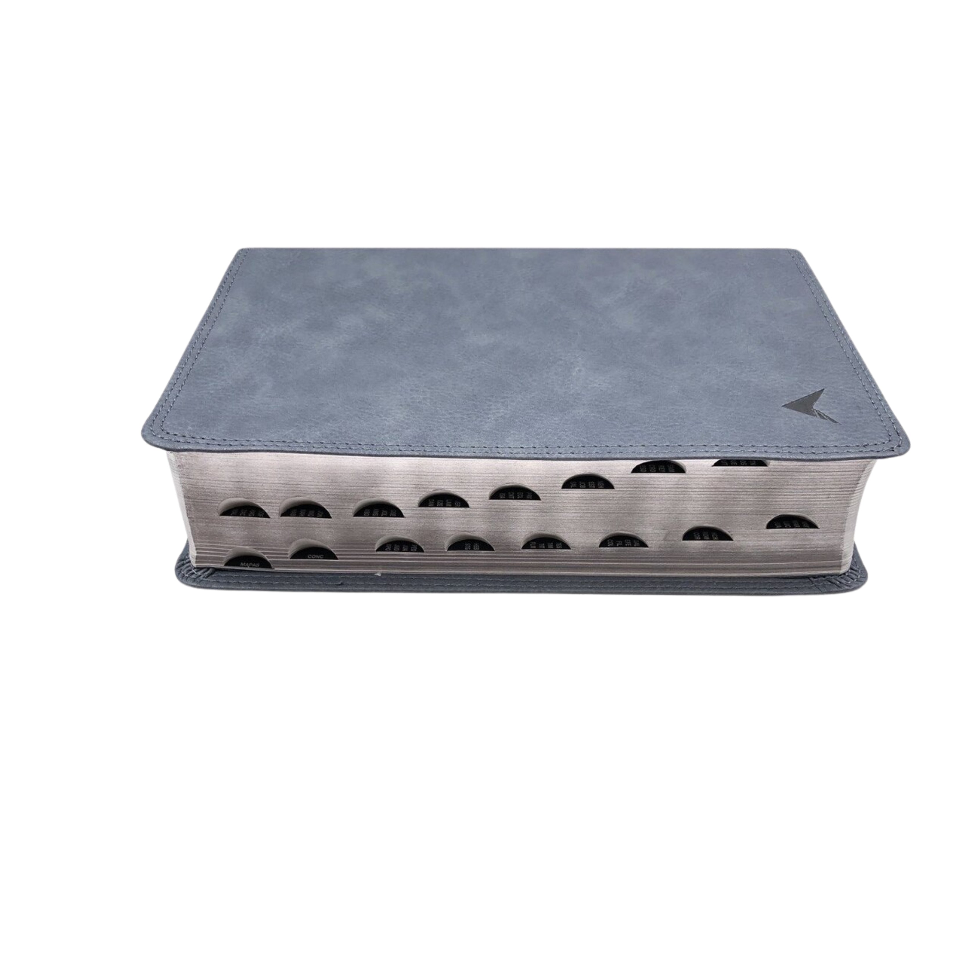 Biblia Estudio NBLA Leathersoft Gris con Indice