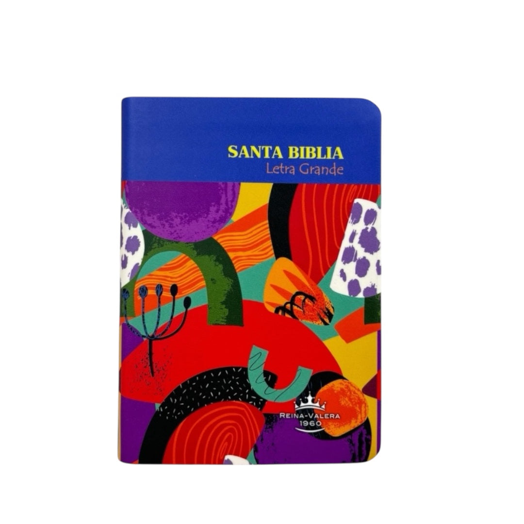 BIBLIA REINA VALERA 1960 COMPACTA IMIT PIEL COLORES