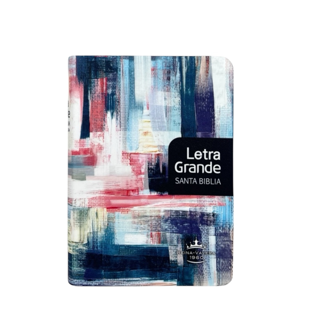 BIBLIA REINA VALERA 1960 COMPACTA COLORES JASPEADO