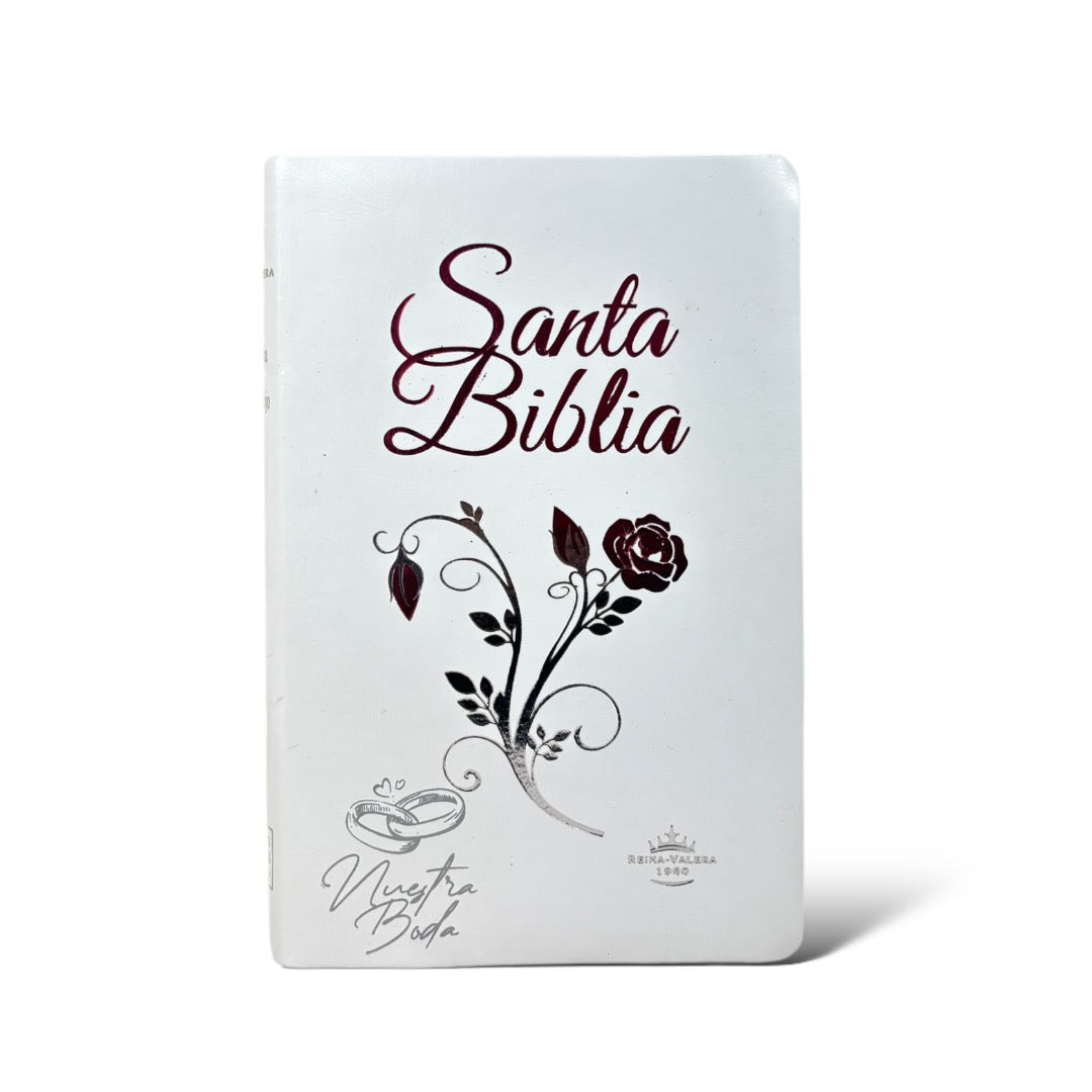 BIBLIA REINA VALERA 1960 MANUAL BODA FLORES