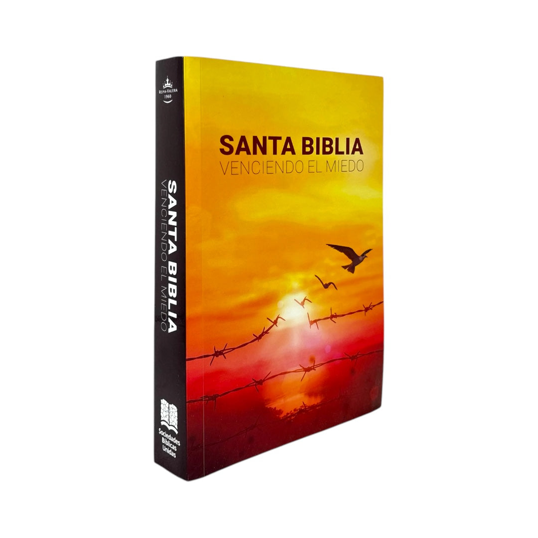 BIBLIA MISIONERA VENCIENDO EL MIEDO REINA VALERA 1960 TAPA RUSTICA