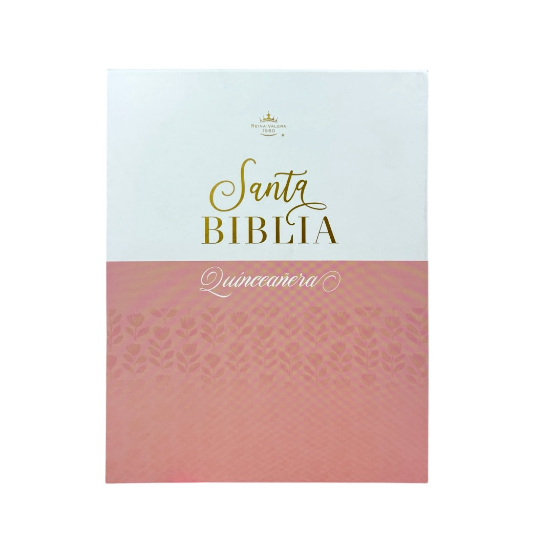 BIBLIA REINA VALERA 1960 QUINCEAÑERA ROSA