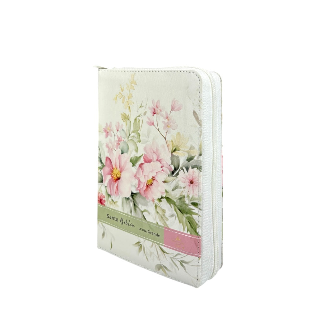 BIBLIA REINA VALERA 1960 PORTATIL LETRA GRANDE IMITACION PIEL VICTORIA FLORES C/INDICE