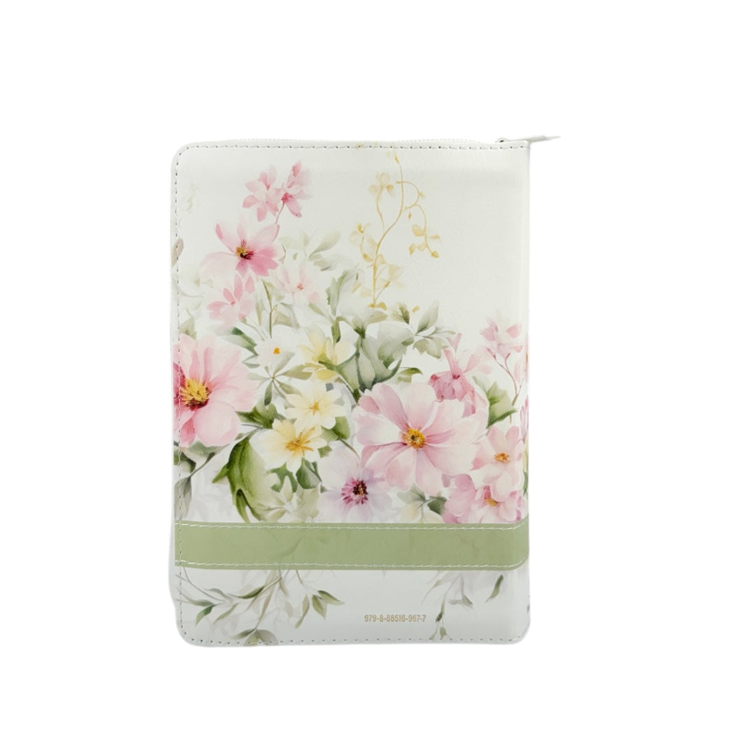 BIBLIA REINA VALERA 1960 PORTATIL LETRA GRANDE IMITACION PIEL VICTORIA FLORES C/INDICE