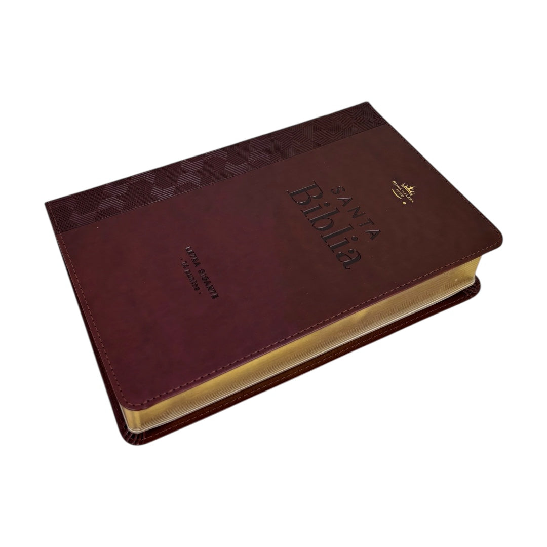 BIBLIA REINA VALERA 1960 LETRA GIGANTE IMITACION PIEL CANTO DORADO COLECCIÓN CORINTO