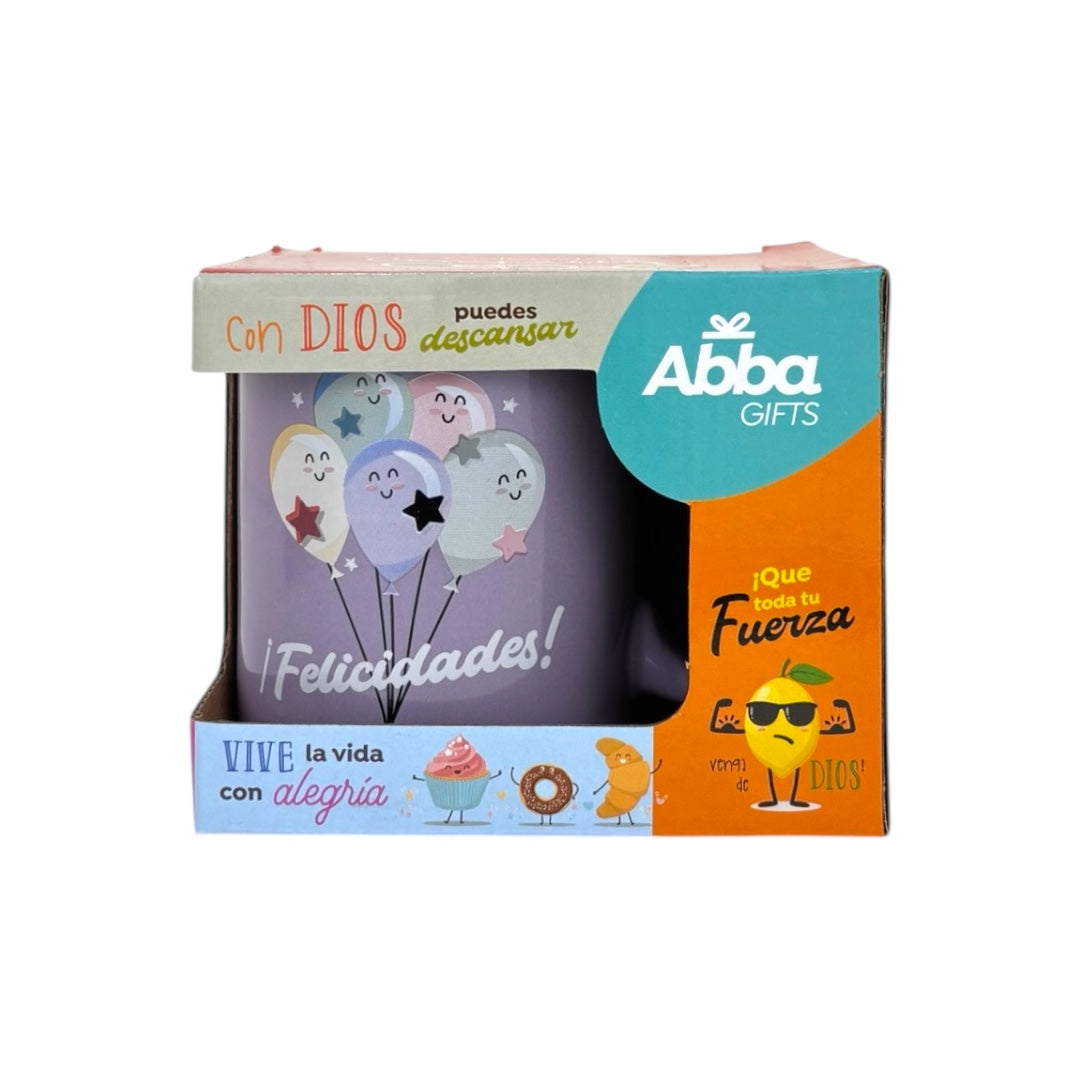 TAZA COLECCIÓN COMPARTE 12 OZ (8 MODELOS) MORADO