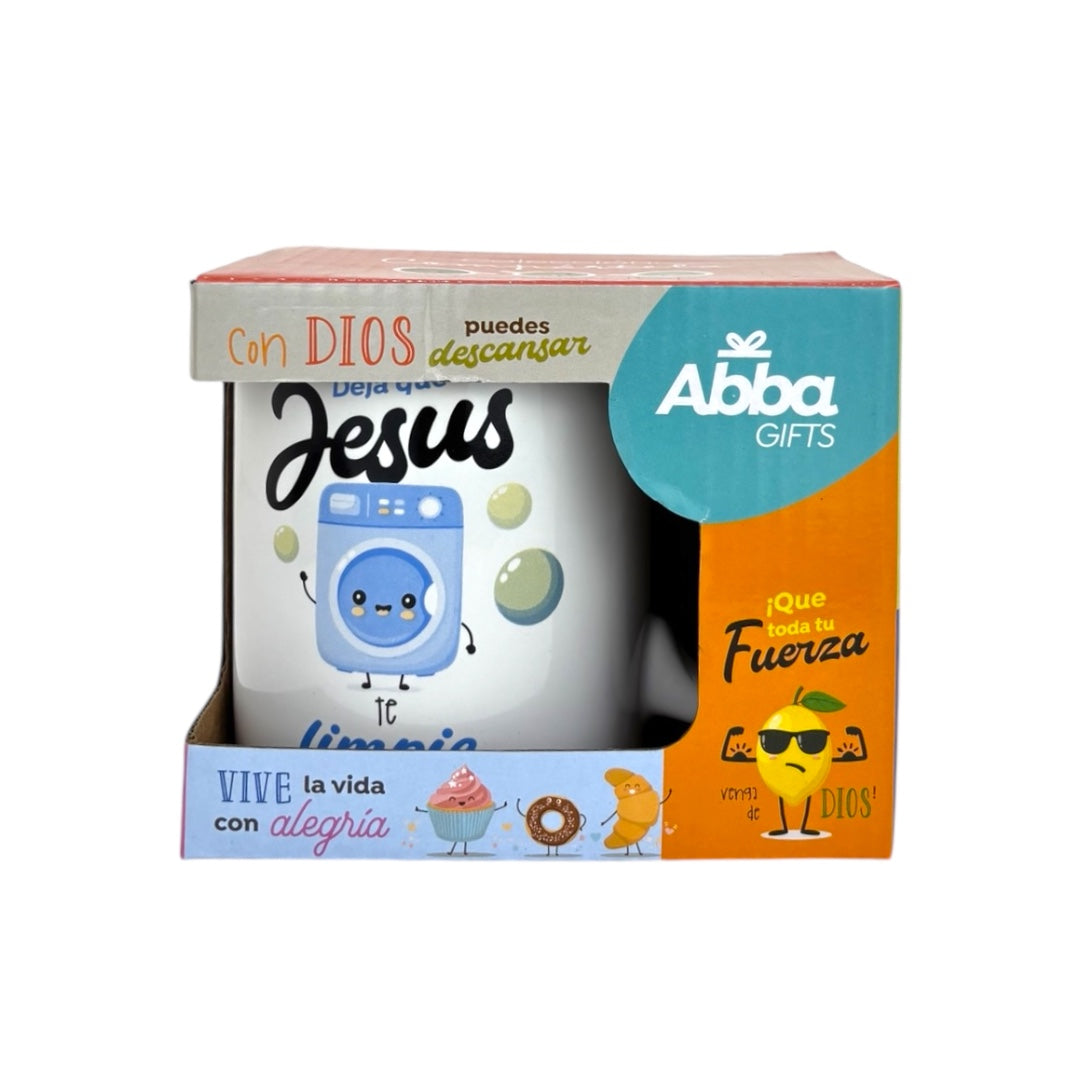 TAZA COLECCIÓN COMPARTE 12 OZ (8 MODELOS) BLANCO