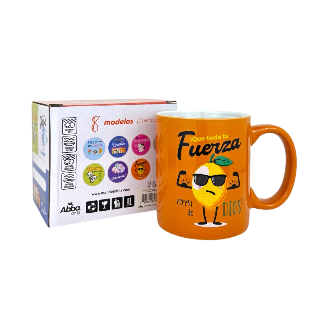 TAZA COLECCIÓN COMPARTE 12 OZ (8 MODELOS)