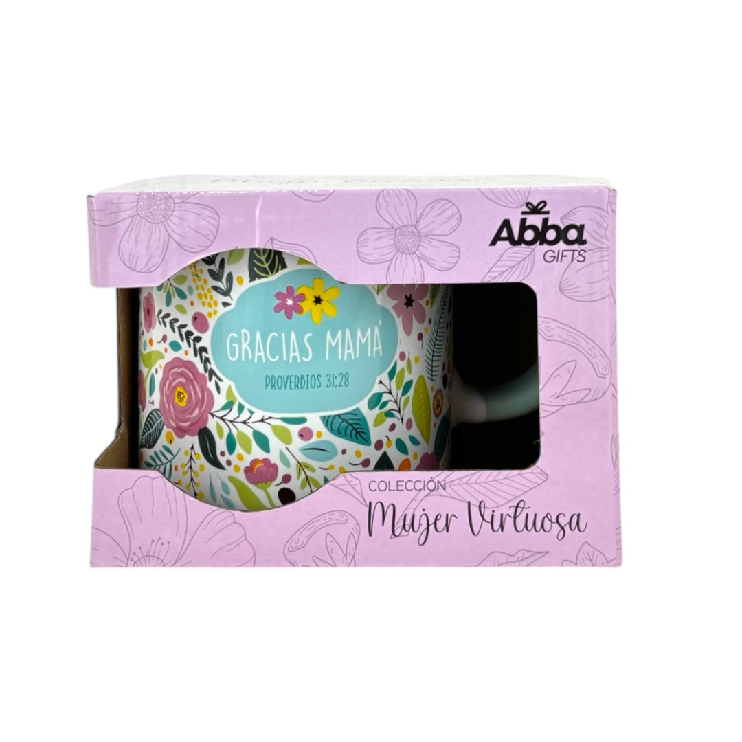TAZA COLECCIÓN MUJER VIRTUOSA 18 OZ (4 MODELOS) GRACIAS MAMÁ