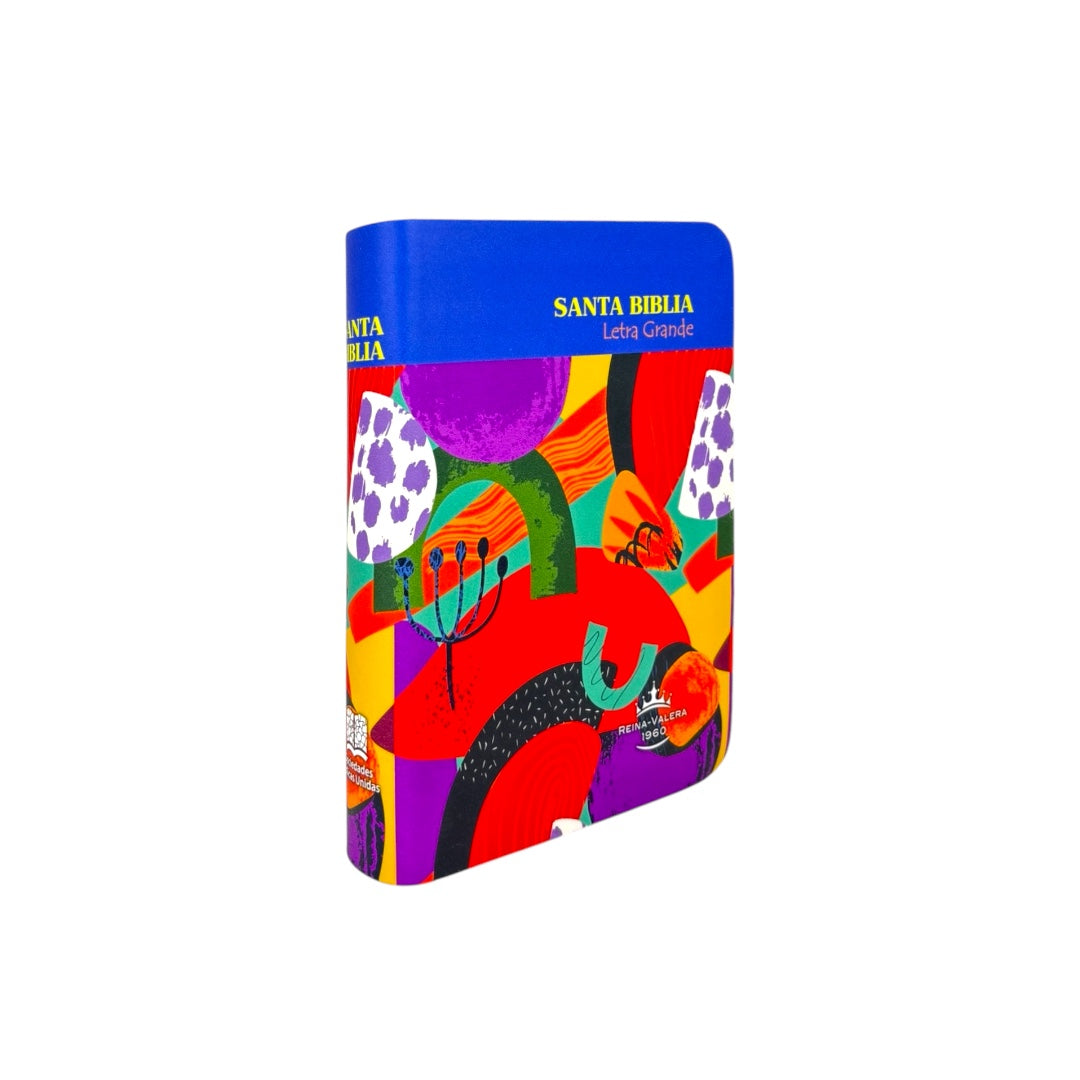 BIBLIA REINA VALERA 1960 COMPACTA IMIT PIEL COLORES