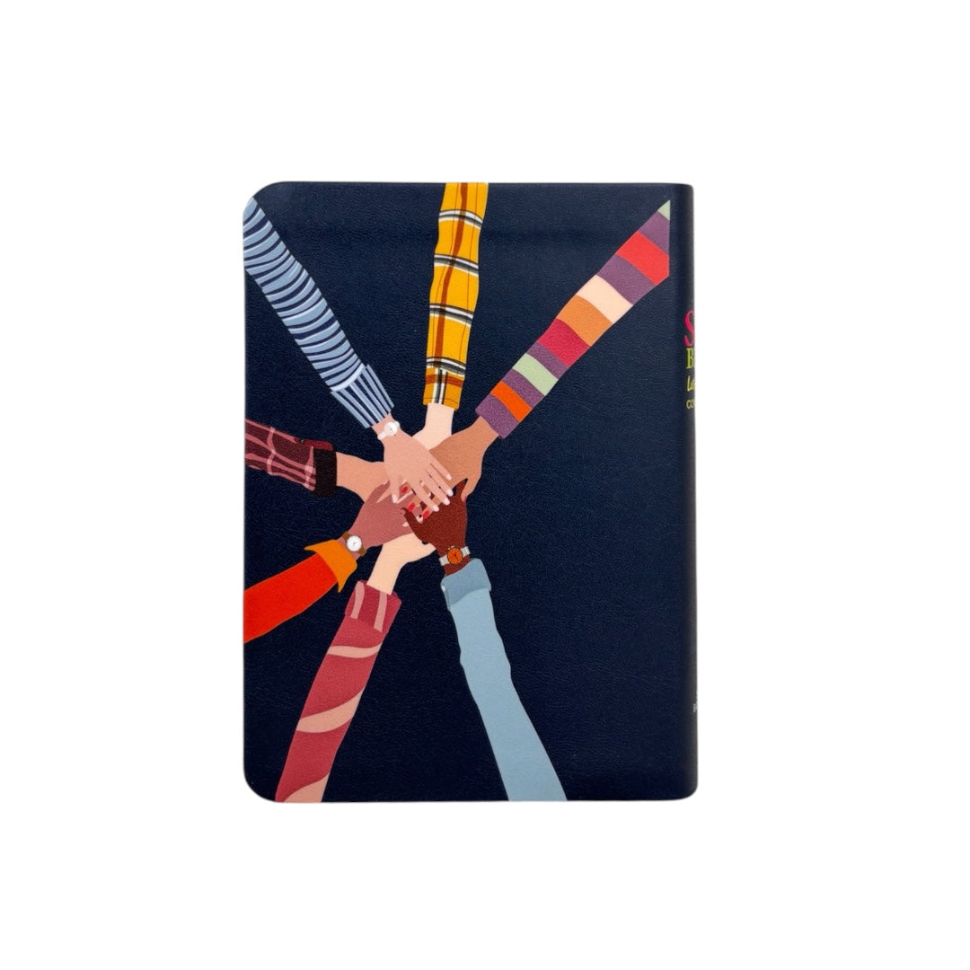 BIBLIA REINA VALERA 1960 COMPACTA IMIT PIEL NEGRA MANOS