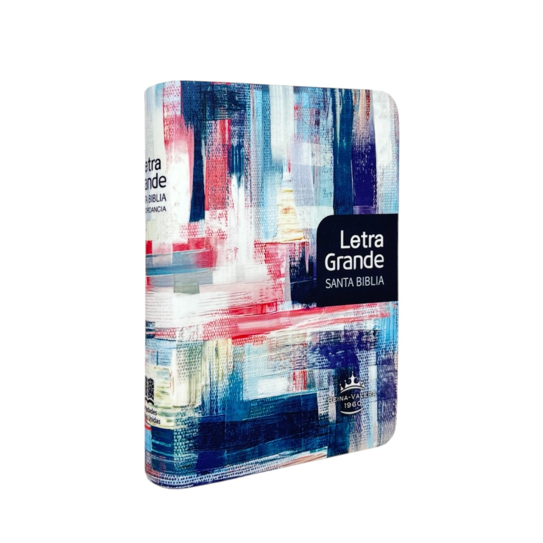 BIBLIA REINA VALERA 1960 COMPACTA COLORES JASPEADO