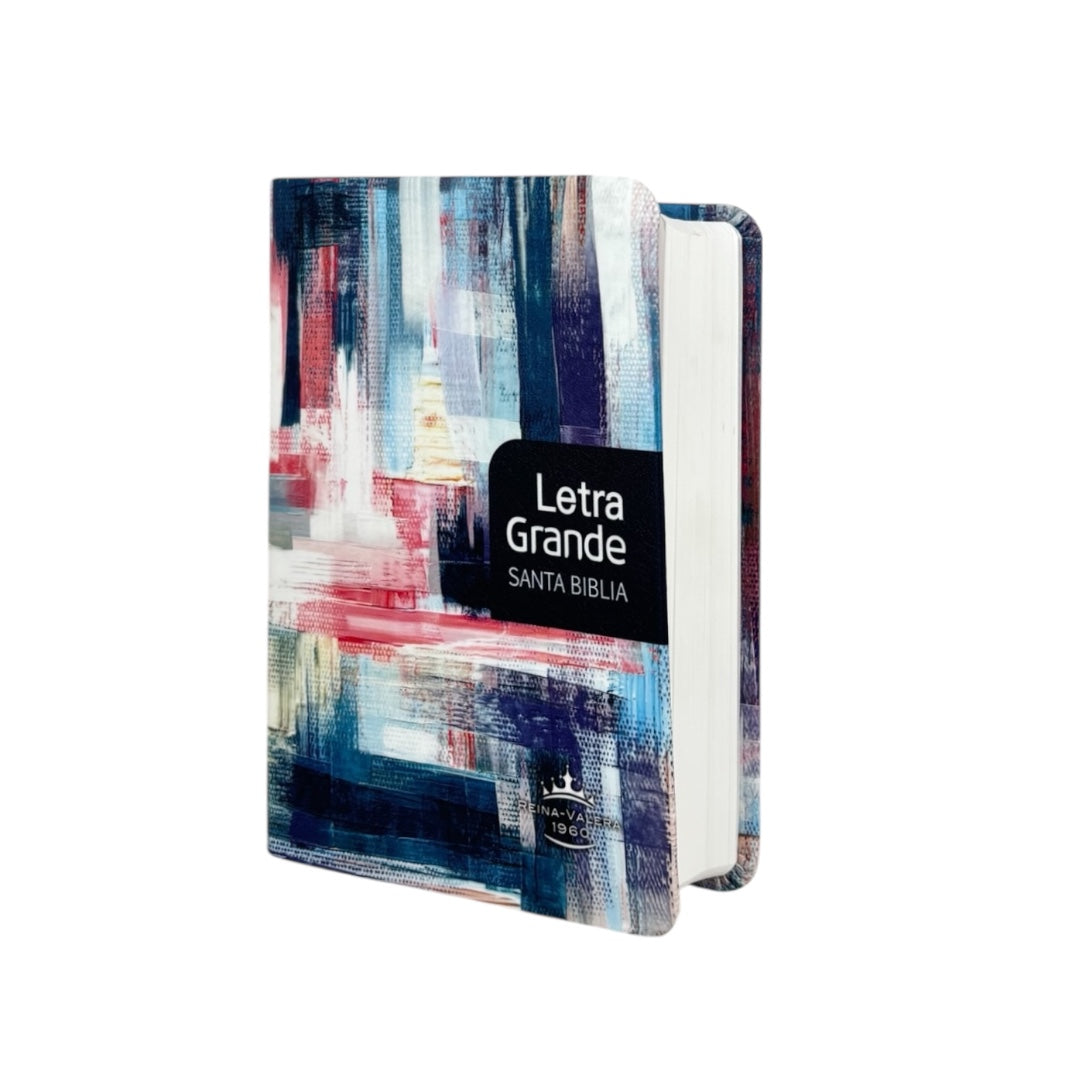 BIBLIA REINA VALERA 1960 COMPACTA COLORES JASPEADO