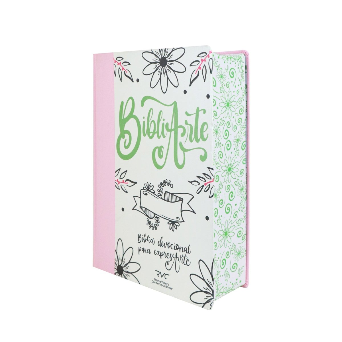 BIBLIA ARTE REINA VALERA CONTEMPORANEA TAPA DURA ROSA