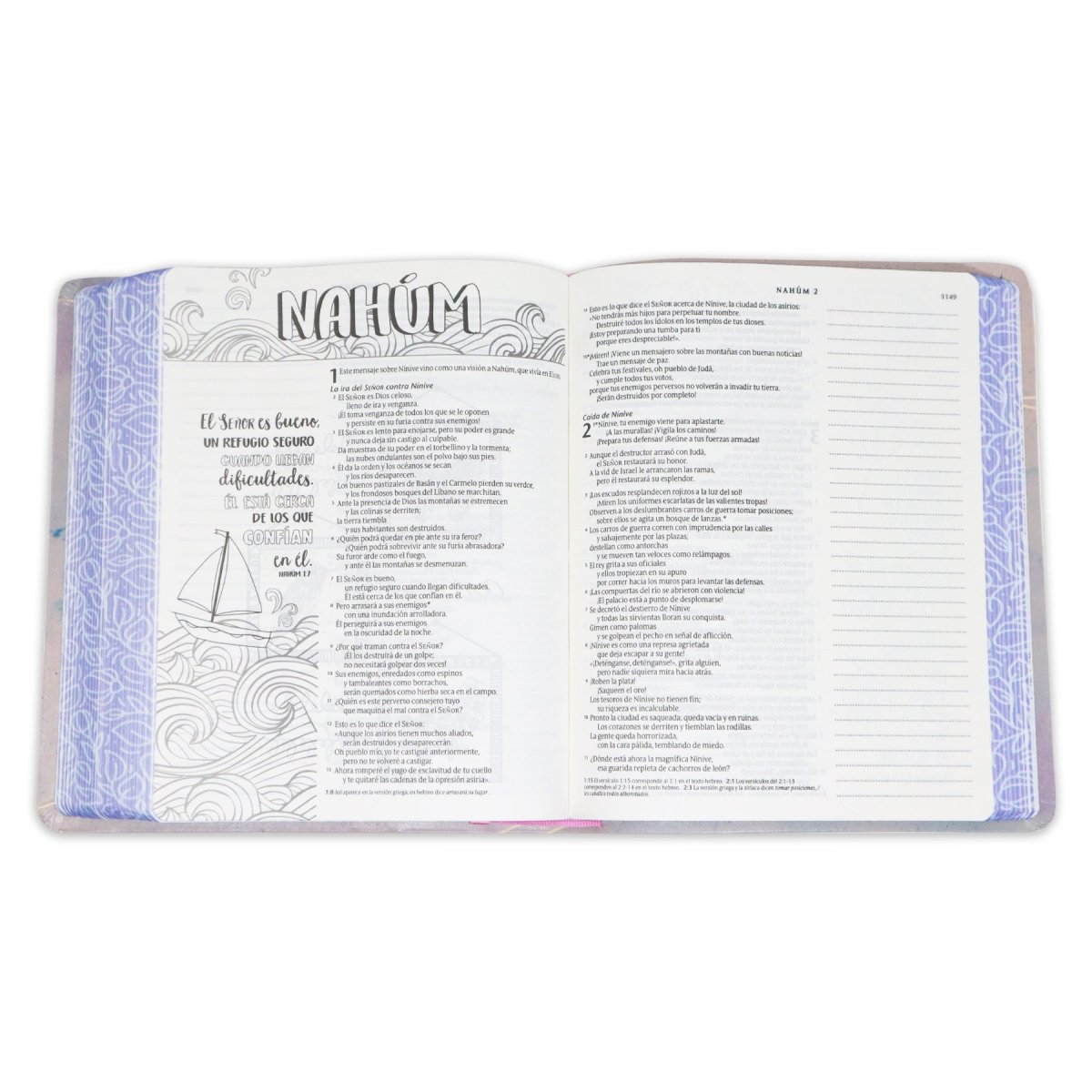 BIBLIA DE APUNTES INSPIRA NTV ACUARELA