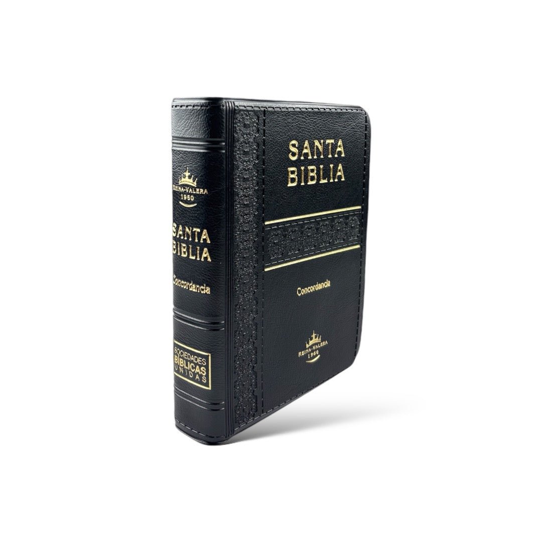 BIBLIA REINA VALERA 1960 BOLSILLO VINIL VINO Negro