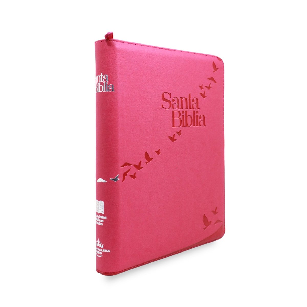 BIBLIA REINA VALERA 1960 LETRA GIGANTE ROSA CIERRE INDICE