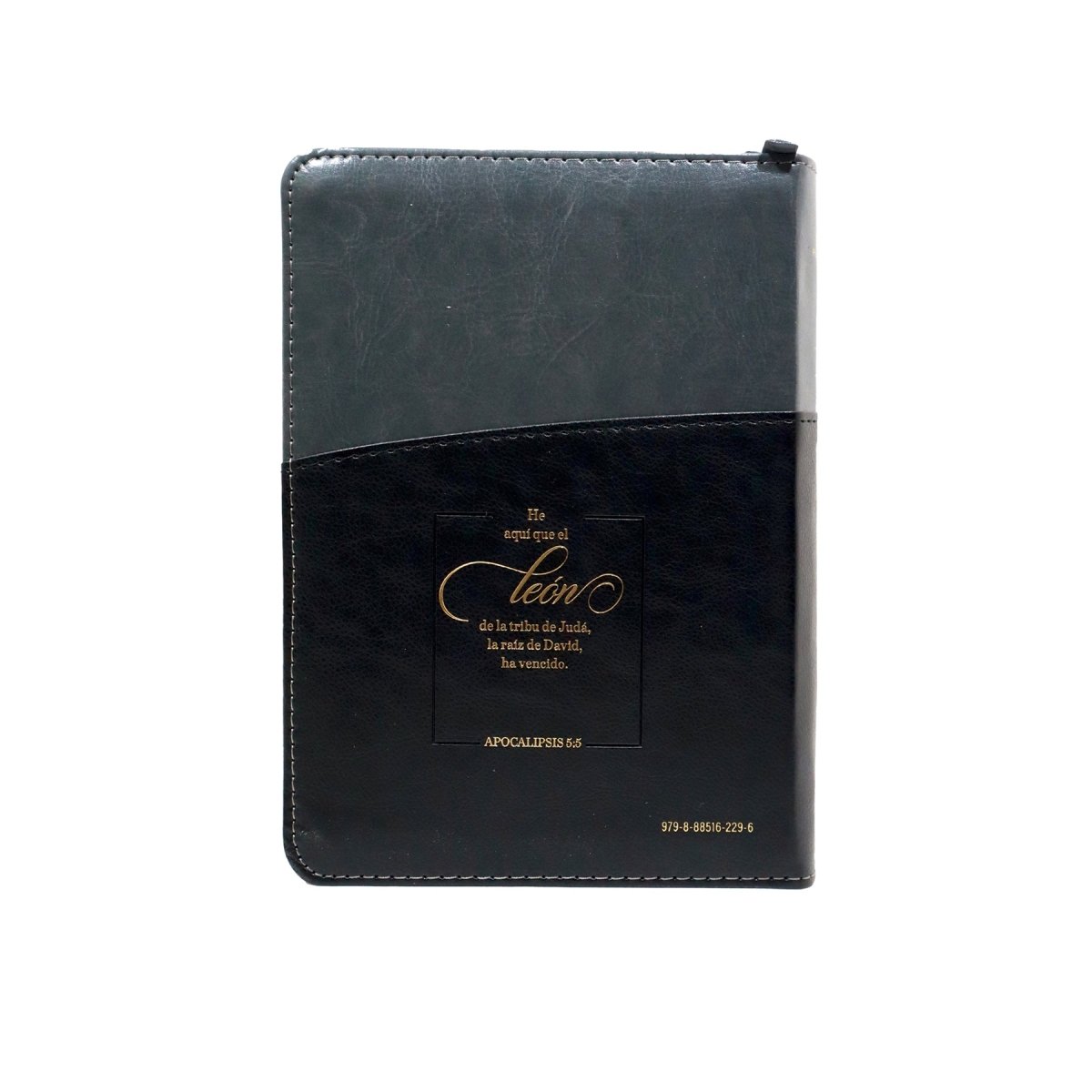 BIBLIA REINA VALERA 1960 LETRA GRANDE COMPACTA LEÓN NEGRO