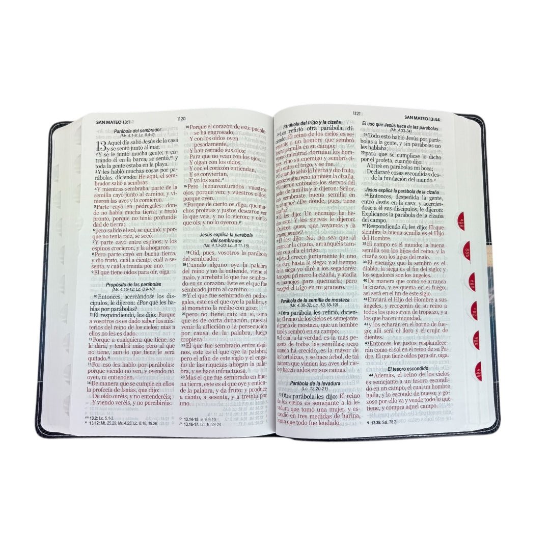 BIBLIA REINA VALERA 1960 LETRA GRANDE IMITACION PIEL CON INIDCE DISEÑO AGUILA/NEGRO