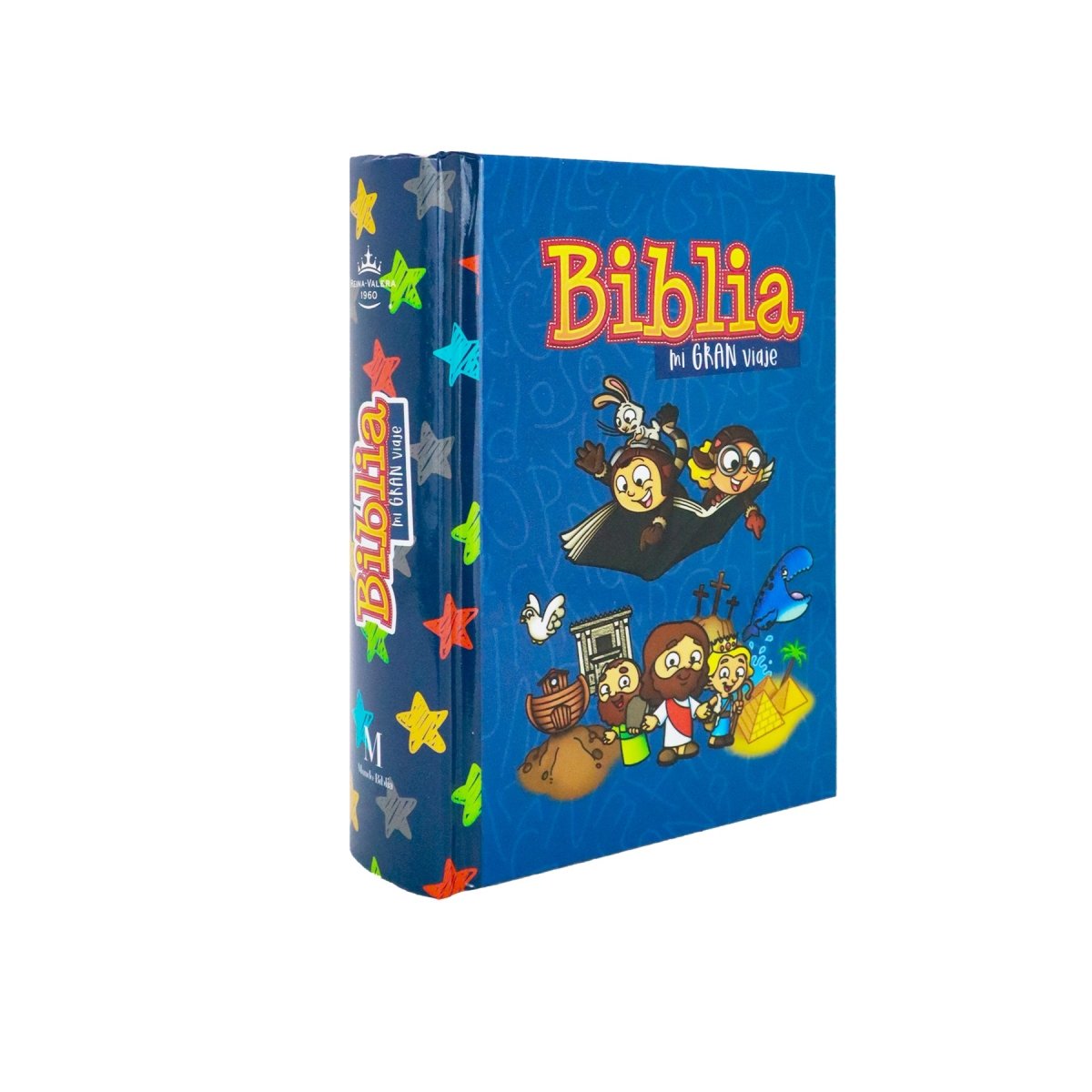 BIBLIA REINA VALERA 1960 MI GRAN VIAJE TAPA DURA AZUL