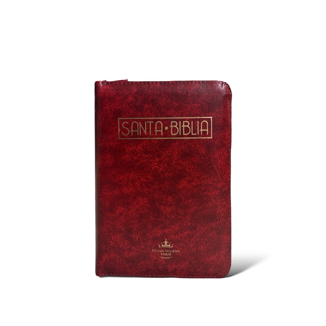 BIBLIA REINA VALERA LETRA GRANDE VINO TINTO CANTO DORADO