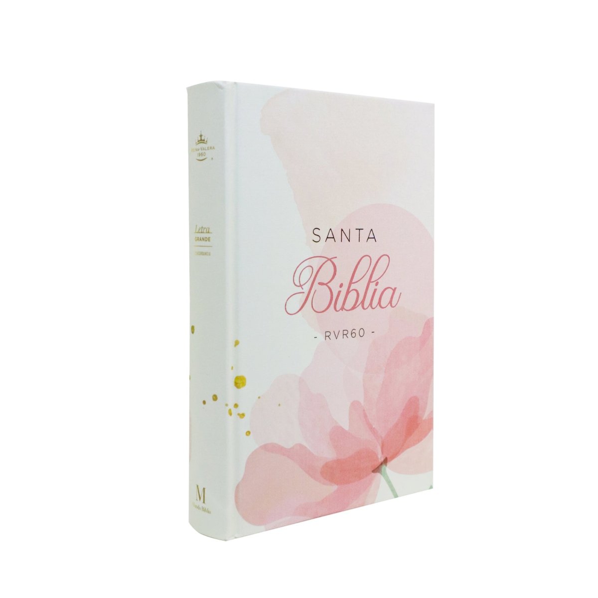 BIBLIA RVR1960 MANUAL LETRA GRANDE TAPA DURA FLORES/TELA INDICE