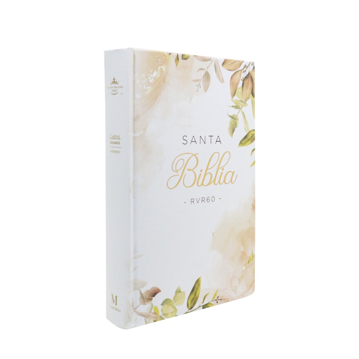 BIBLIA RVR1960 MANUAL LETRA GRANDE TAPA DURA FLORES/TELA INDICE