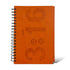 LIBRETA CON VERSÍCULOS Y DISEÑOS/ NARANJA