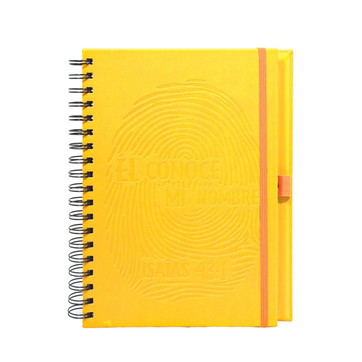 LIBRETA CUADERNO CRISTIANO TAPA DURA C/100 HOJAS AMARILLA