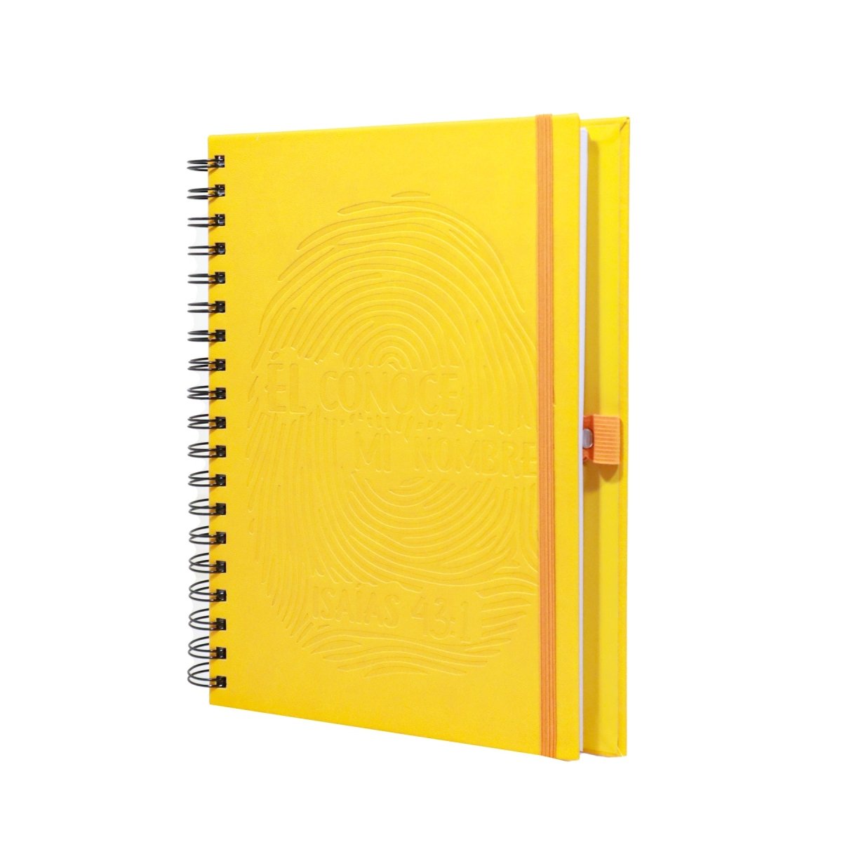 LIBRETA CUADERNO CRISTIANO TAPA DURA C/100 HOJAS AMARILLA
