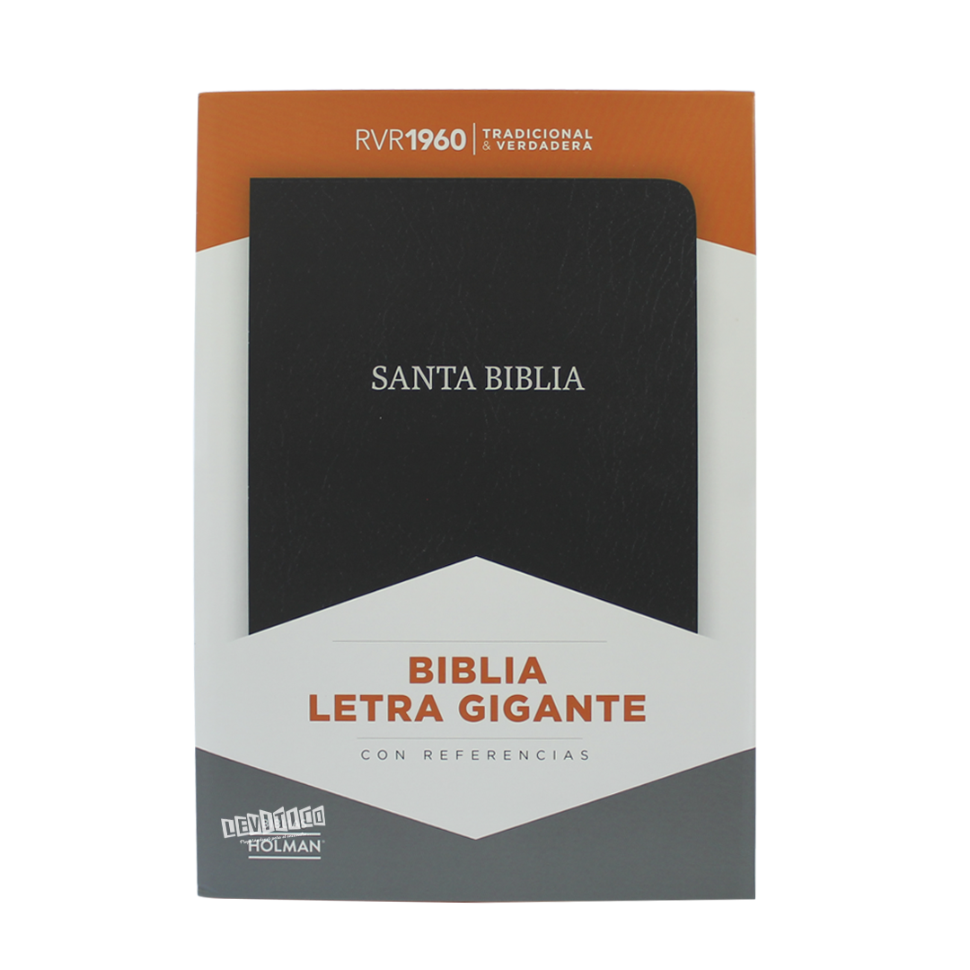 Santa Biblia RVR1960 Holman Letra gigante (Negro)