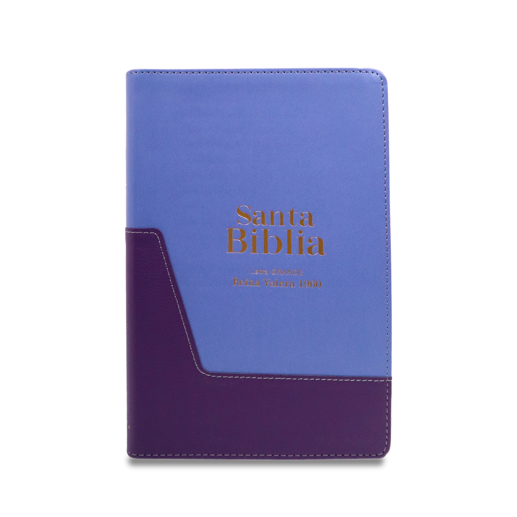 SANTA BIBLIA REINA VALERA1960 LETRA GRADE/ IMIT PIEL LILA