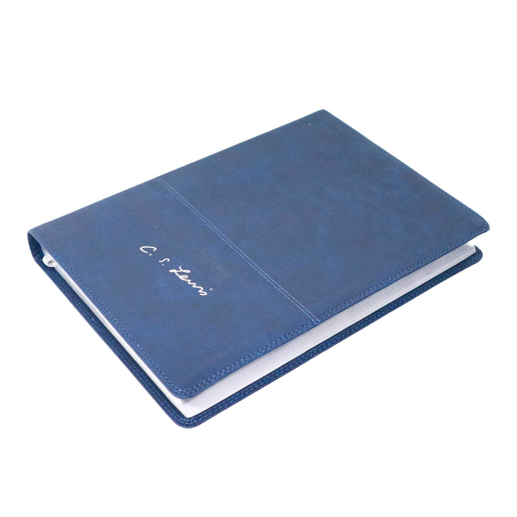 BIBLIA REINA VALERA REFLEXIONES DE C.S LEWIS / AZUL MARINO