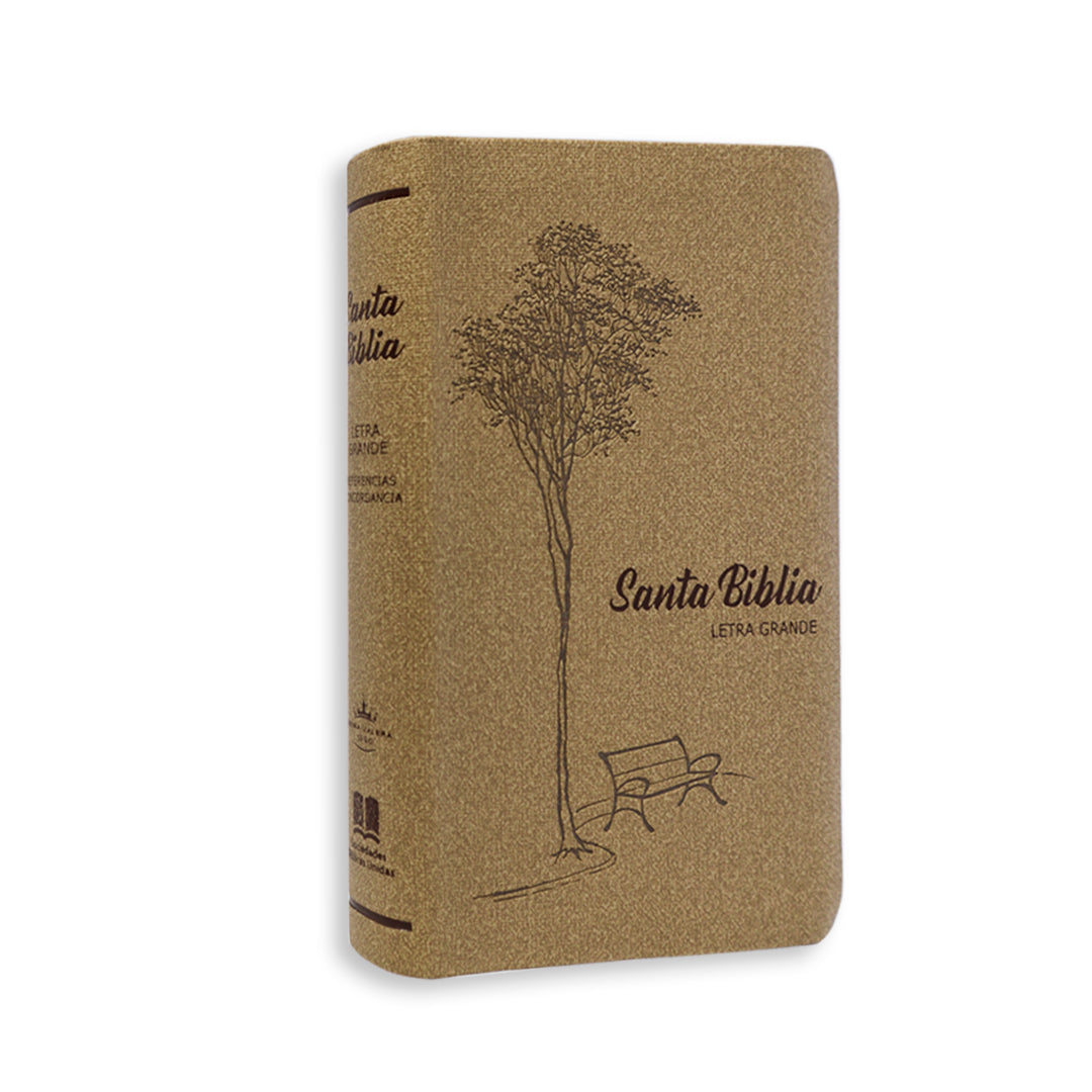 SANTA BIBLIA RV1960 LETRA GRANDE CON REFERENCIAS cafe