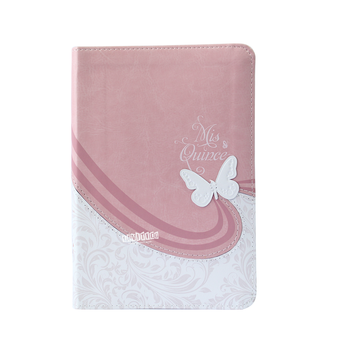 Santa Biblia RV 1960 Mis XV Rosa y blanco