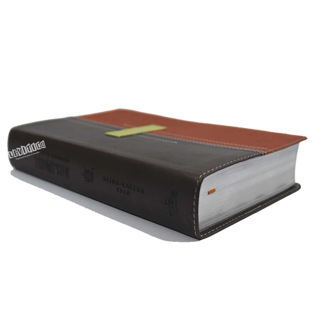 Biblia de referencia Thompson (Semi piel marron/terracota)