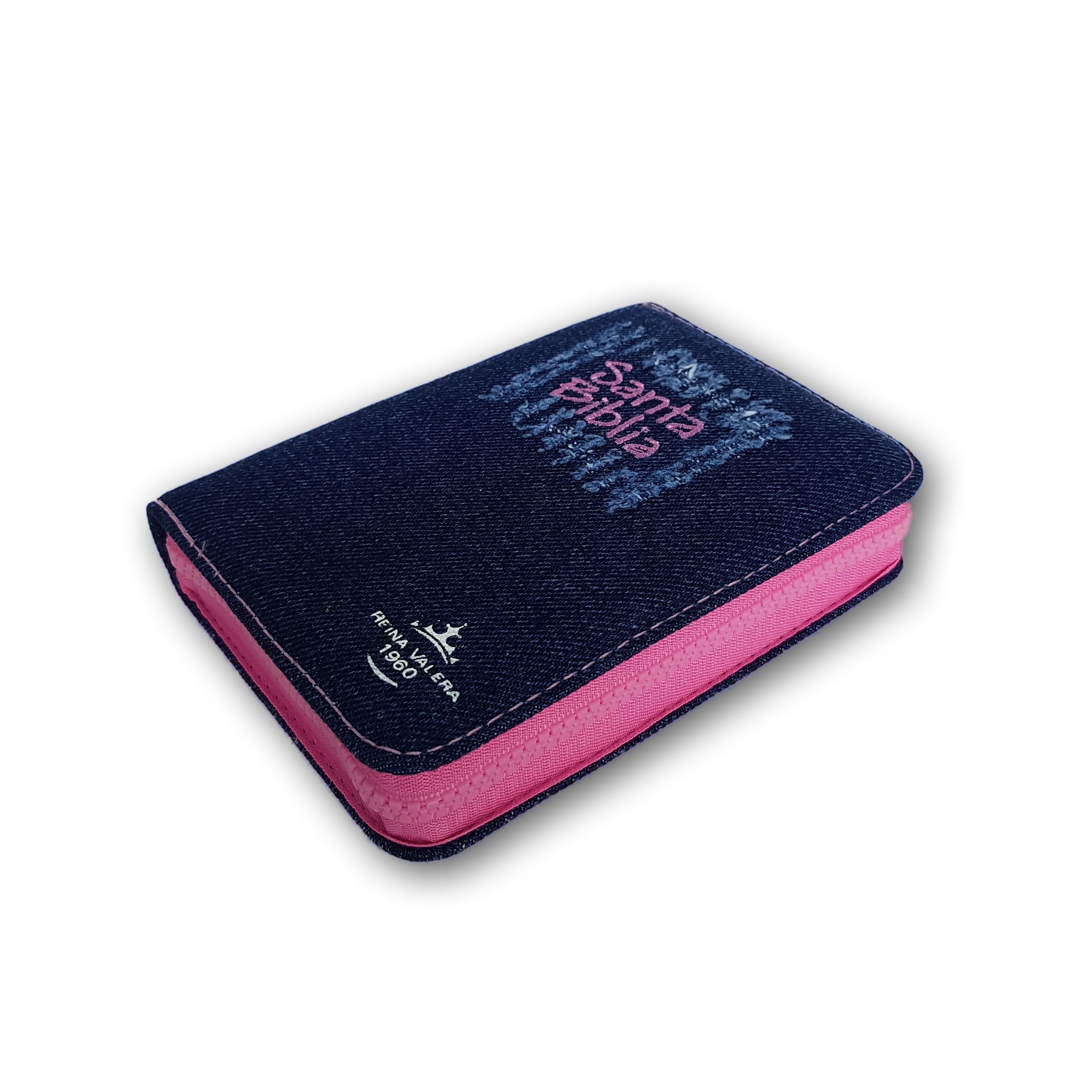Santa Biblia Jean Bordado c/indice/cierre