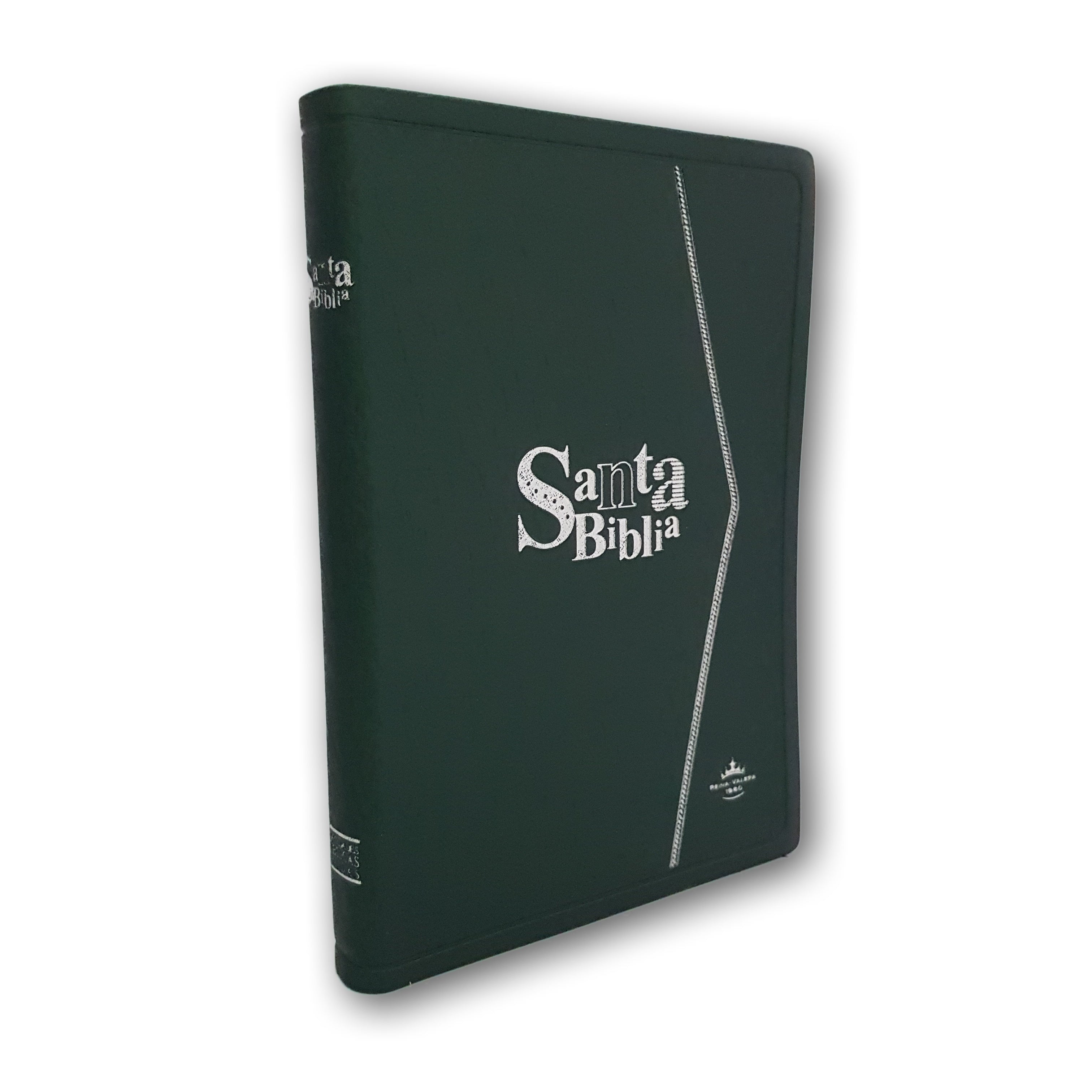 Santa Biblia RVR1960 Ultrafina canto dorado Colores Verde