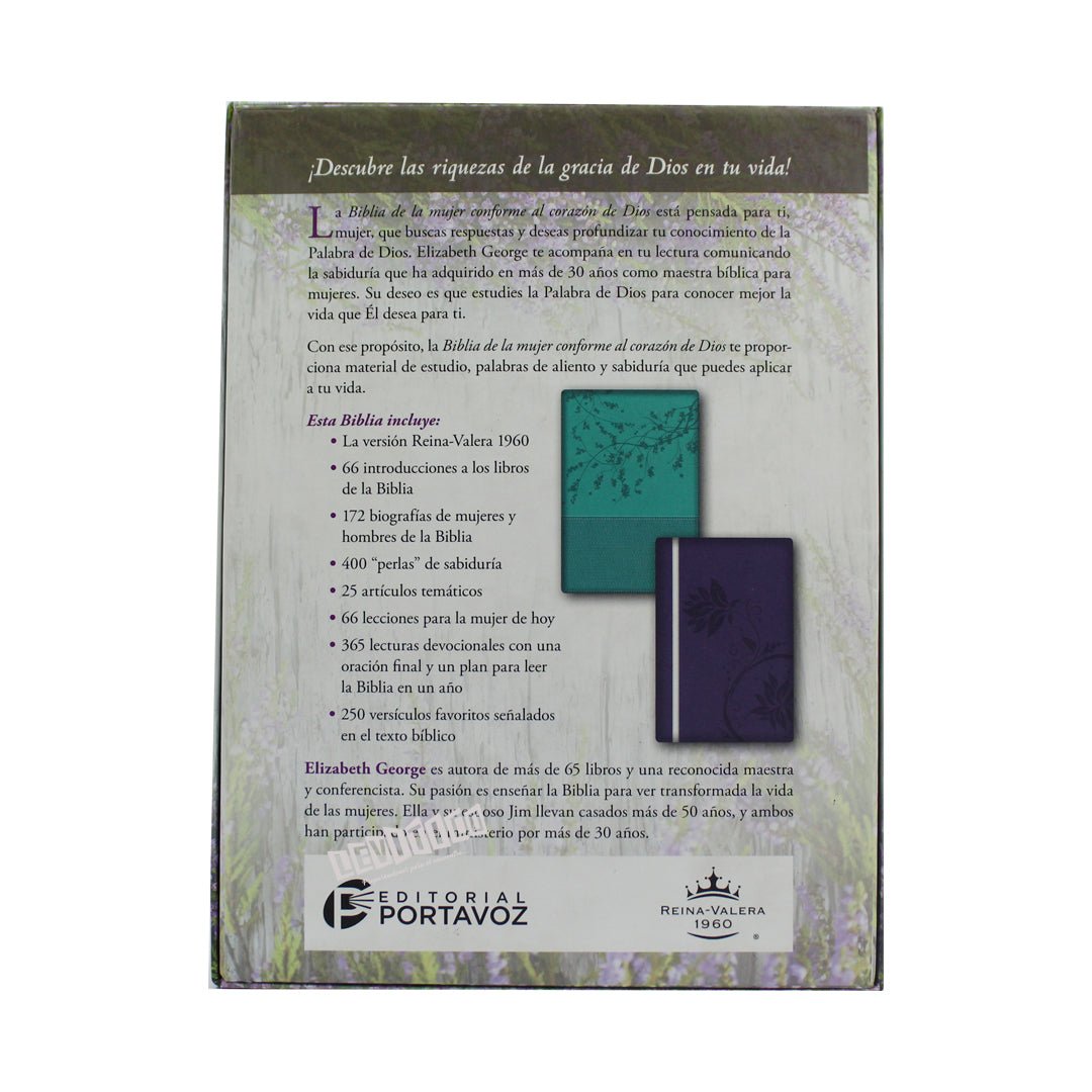 Biblia de la Mujer Conforme al corazón de Dios RVR1960
