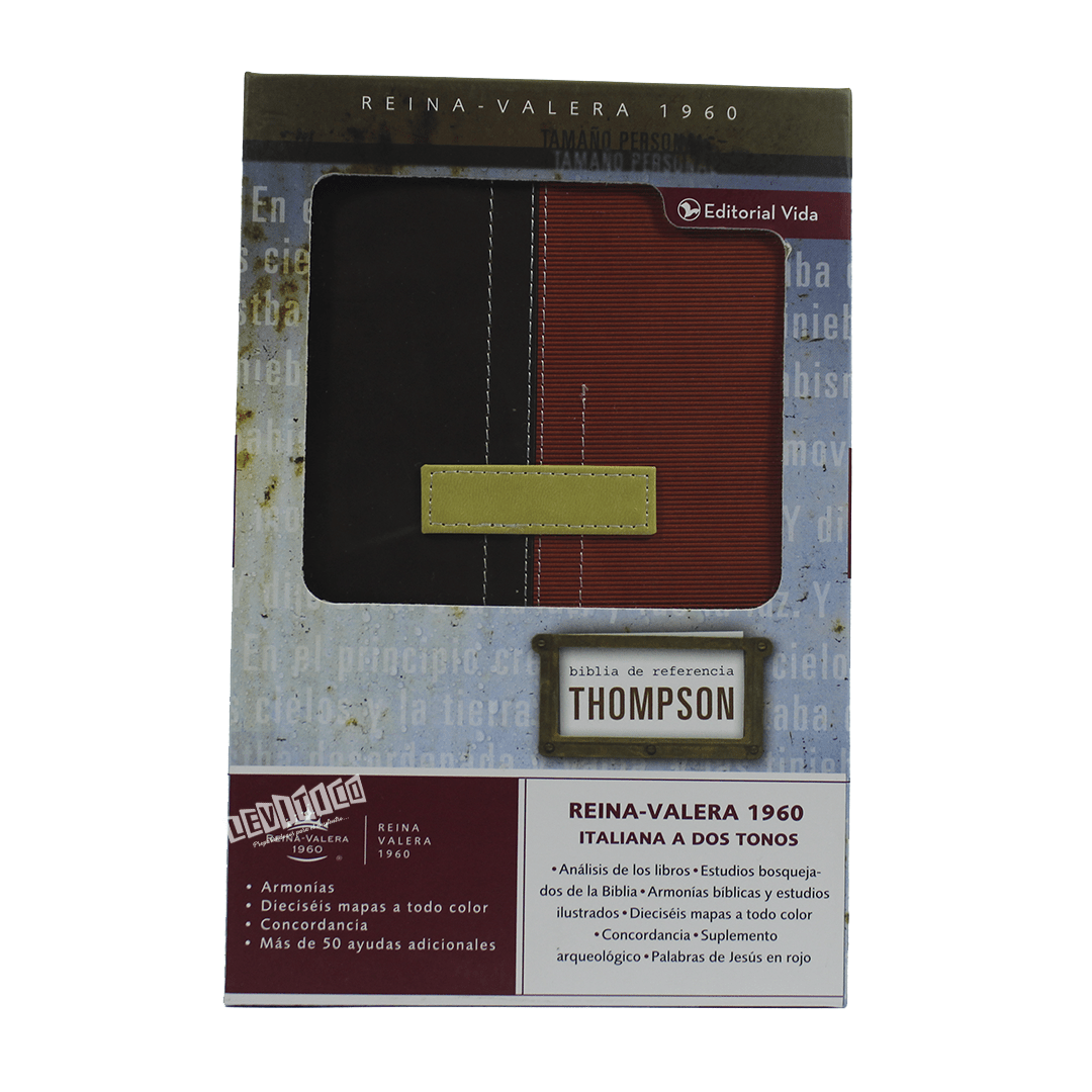 Biblia de referencia Thompson (Semi piel marron/terracota)