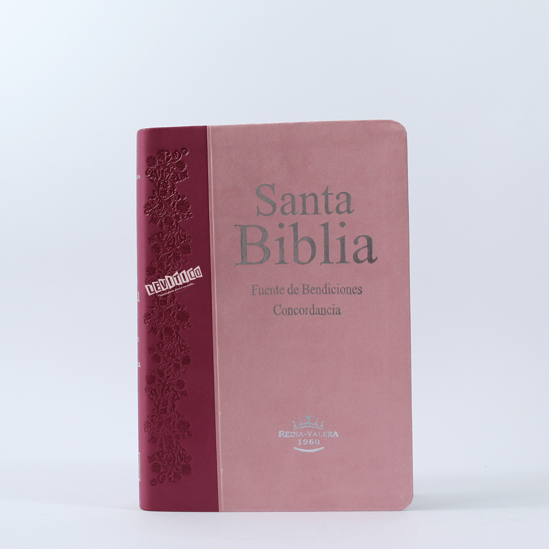 Biblia Fuente de Bendiciones RV 1960 Rosada c/índice