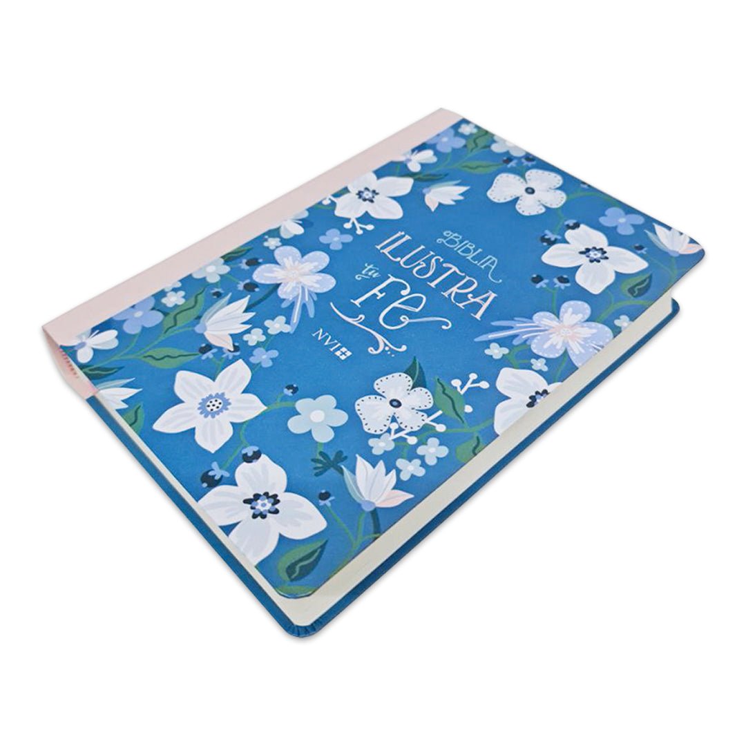 Biblia Ilustra tu Fe NVI Azul y Rosa
