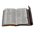 BIBLIA NVI COMPACTA LETRA GRANDE MARRON SIMIL PIEL C/ INDICE SOLAPA IMAN