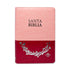 BIBLIA REINA VALERA 1960 LETRA GRANDE PALABRAS DE JESUS EN ROJO C/CIERRE INDICE ROSA FUCSIA