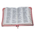 BIBLIA REINA VALERA 1960 TAMAÑO COMPACTO C/INDICE C/CIERRE ROSA CAFE