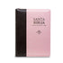 BIBLIA REINA VALERA 1960 TAMAÑO MANUAL LETRA GIGANTE 14 PTS ROSA/MARRON